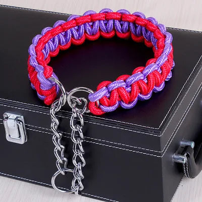Dog collar chain necklet
