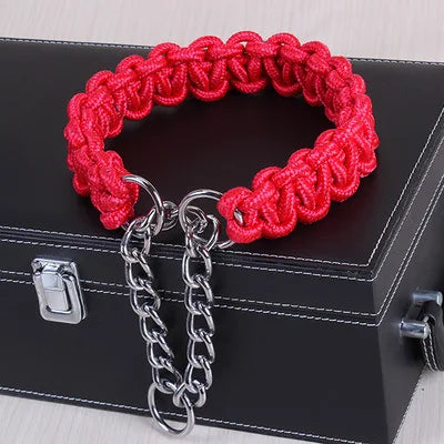 Dog collar chain necklet