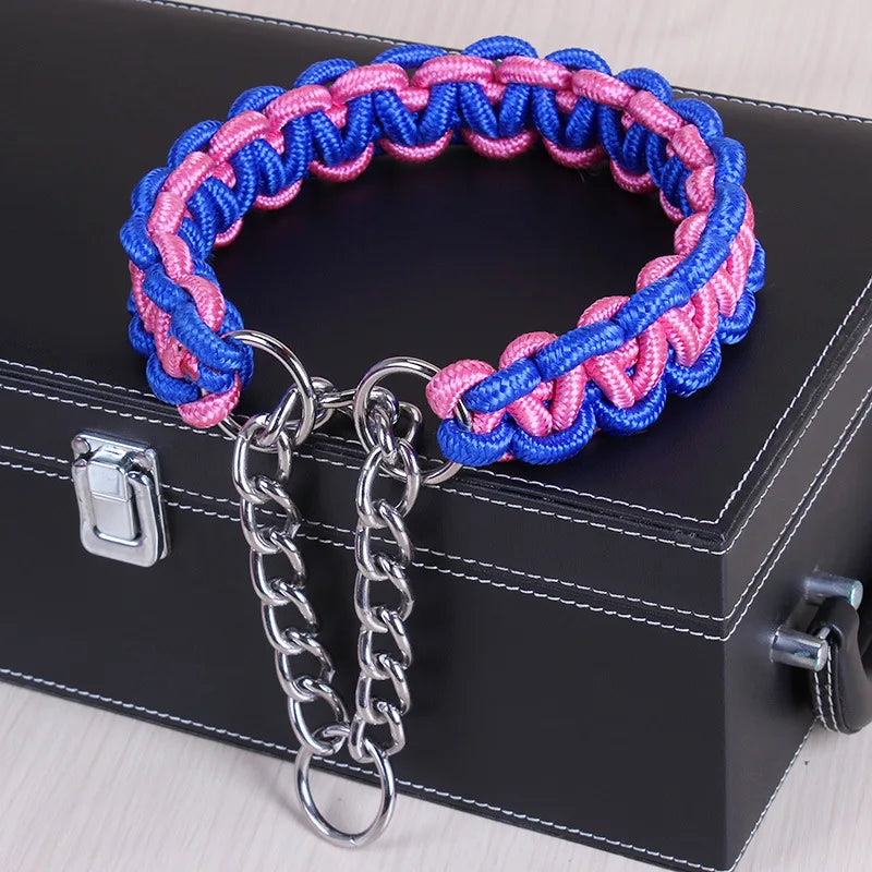 Dog collar chain necklet