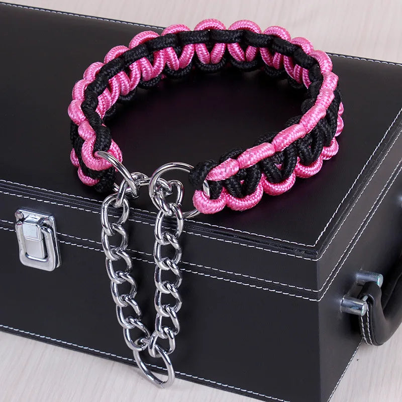 Dog collar chain necklet