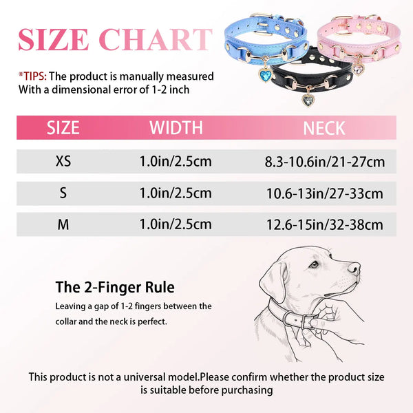 Leather Delicate Dog Collar