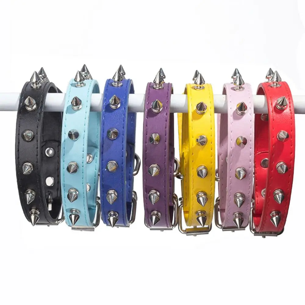 Leather Dog Collar Adjustable
