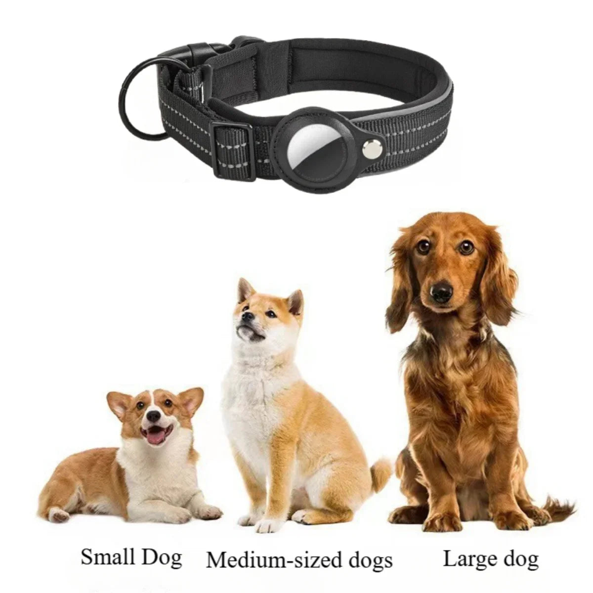 AirTag Dog Collar Reflective