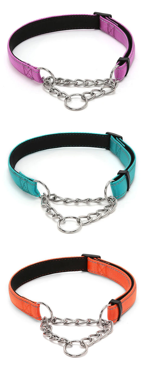 Stainless Steel Chain Martingale Dog Collar