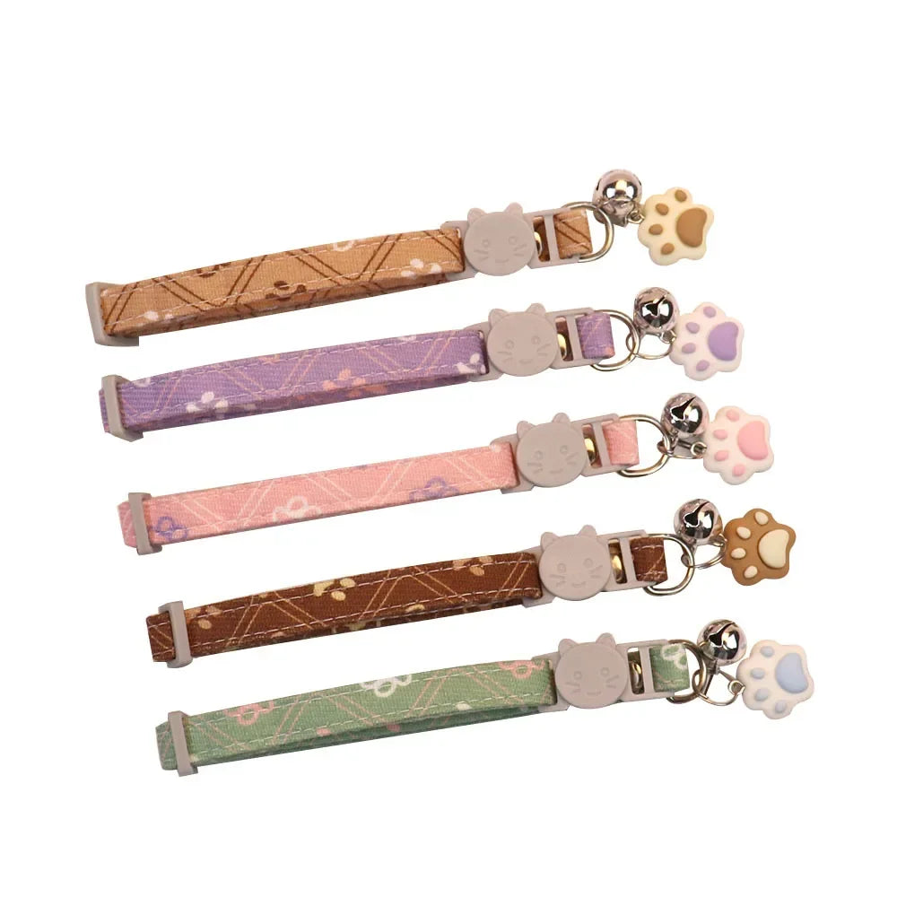 Adjustable Neck Small Dog Collar With Bell