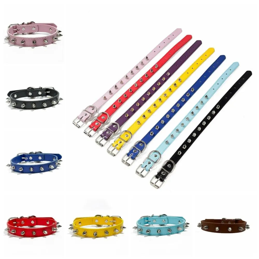Leather Dog Collar Adjustable