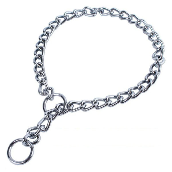Stainless Adjustable Steel Slip Chain Dog Collar