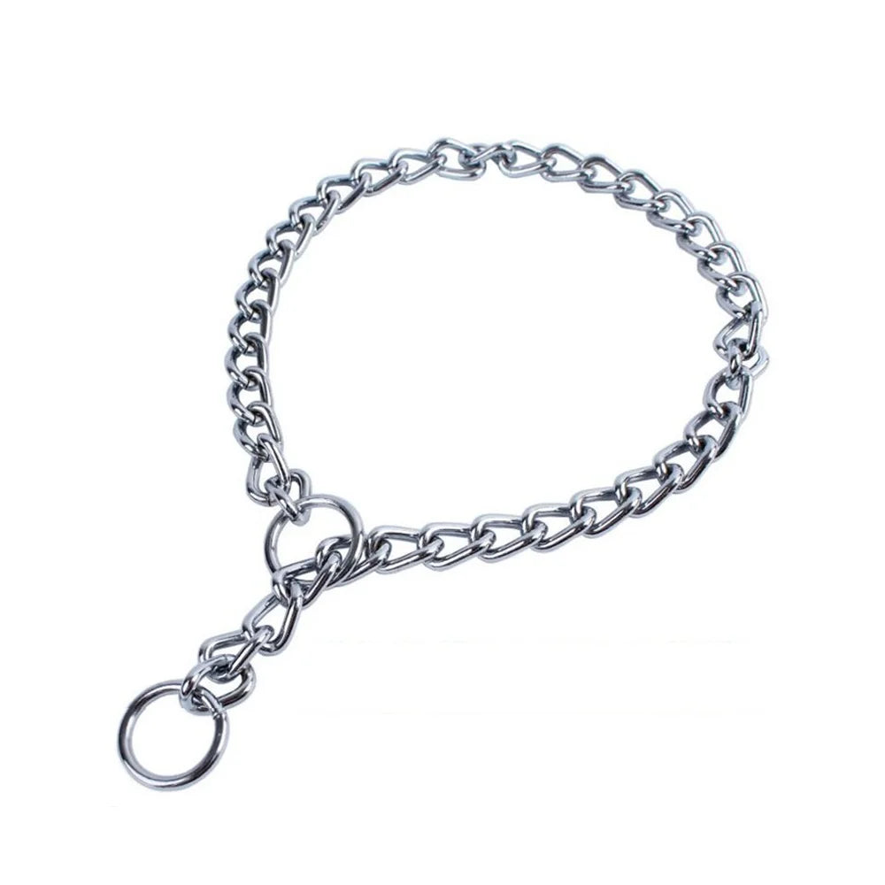 Stainless Adjustable Steel Slip Chain Dog Collar