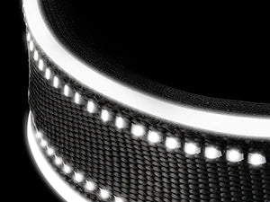 Adjustable AirTag Dog Collar Reflective