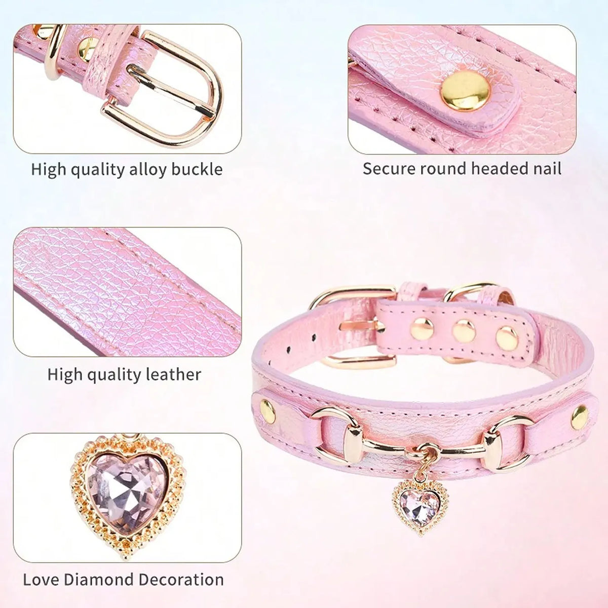 Leather Delicate Dog Collar