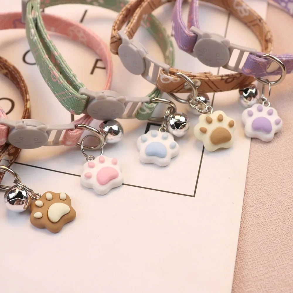 Adjustable Neck Small Dog Collar With Bell