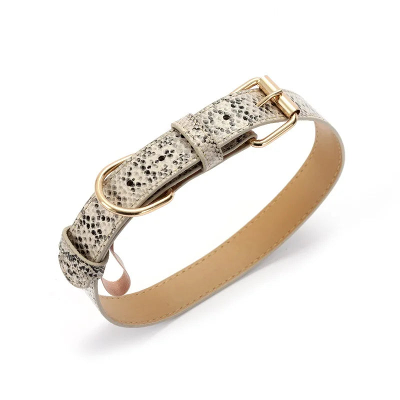 Adjustable Metal Buckle Dog Collar