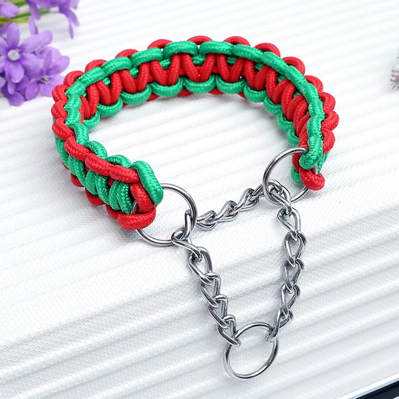 Dog collar chain necklet