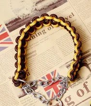 Dog collar chain necklet