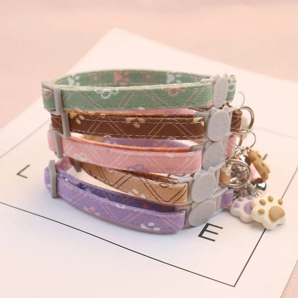 Adjustable Neck Small Dog Collar With Bell