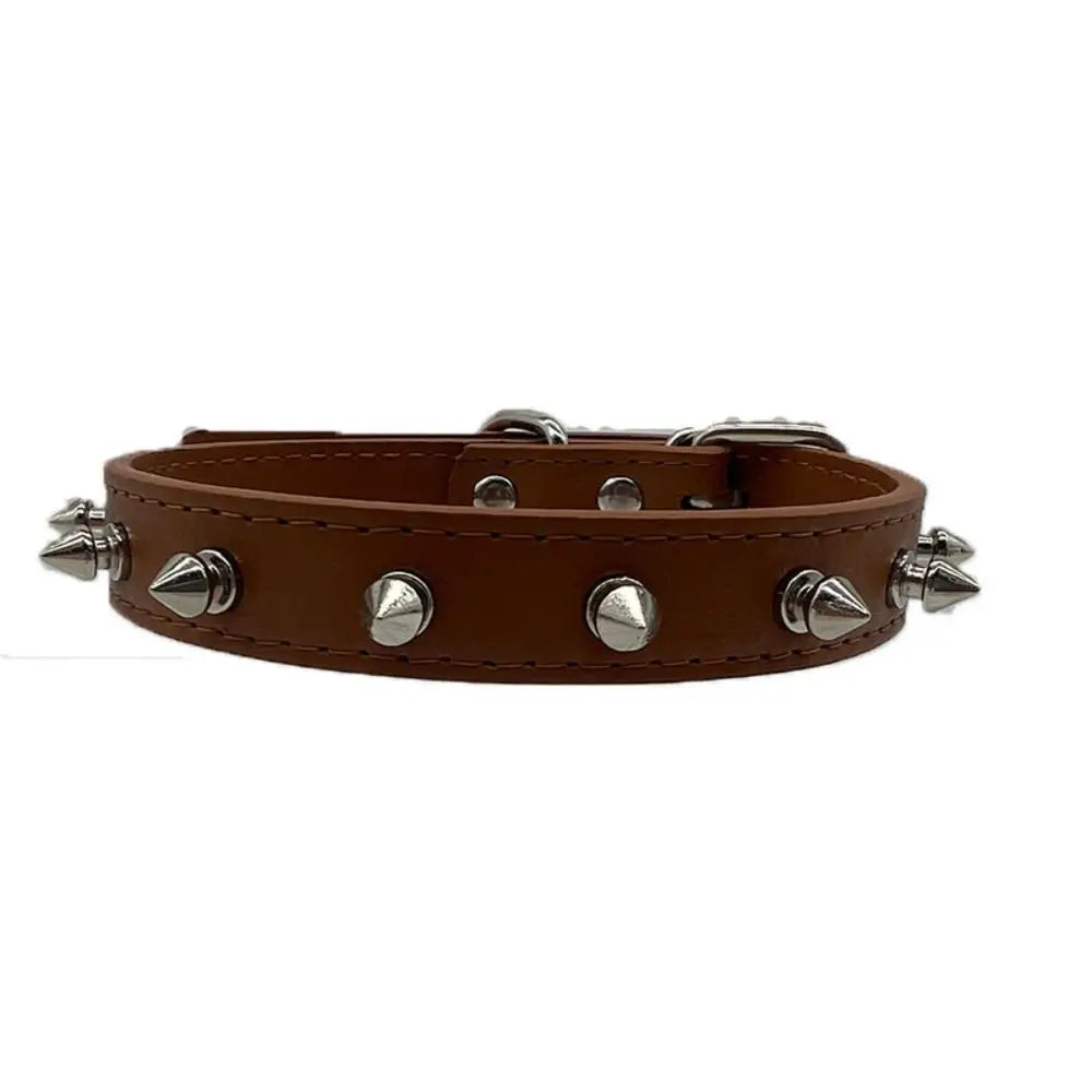 Leather Dog Collar Adjustable