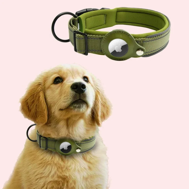 AirTag Dog Collar Reflective
