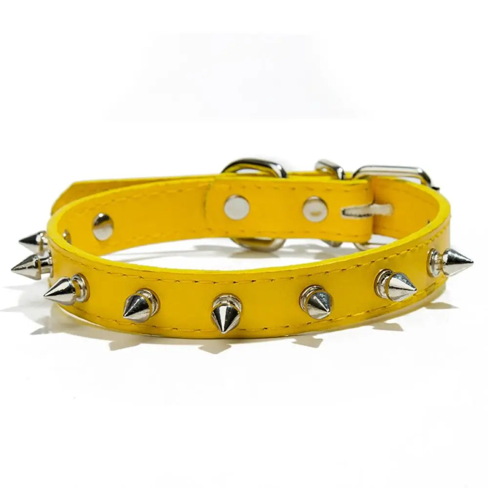 Leather Dog Collar Adjustable