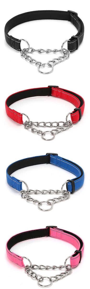Stainless Steel Chain Martingale Dog Collar