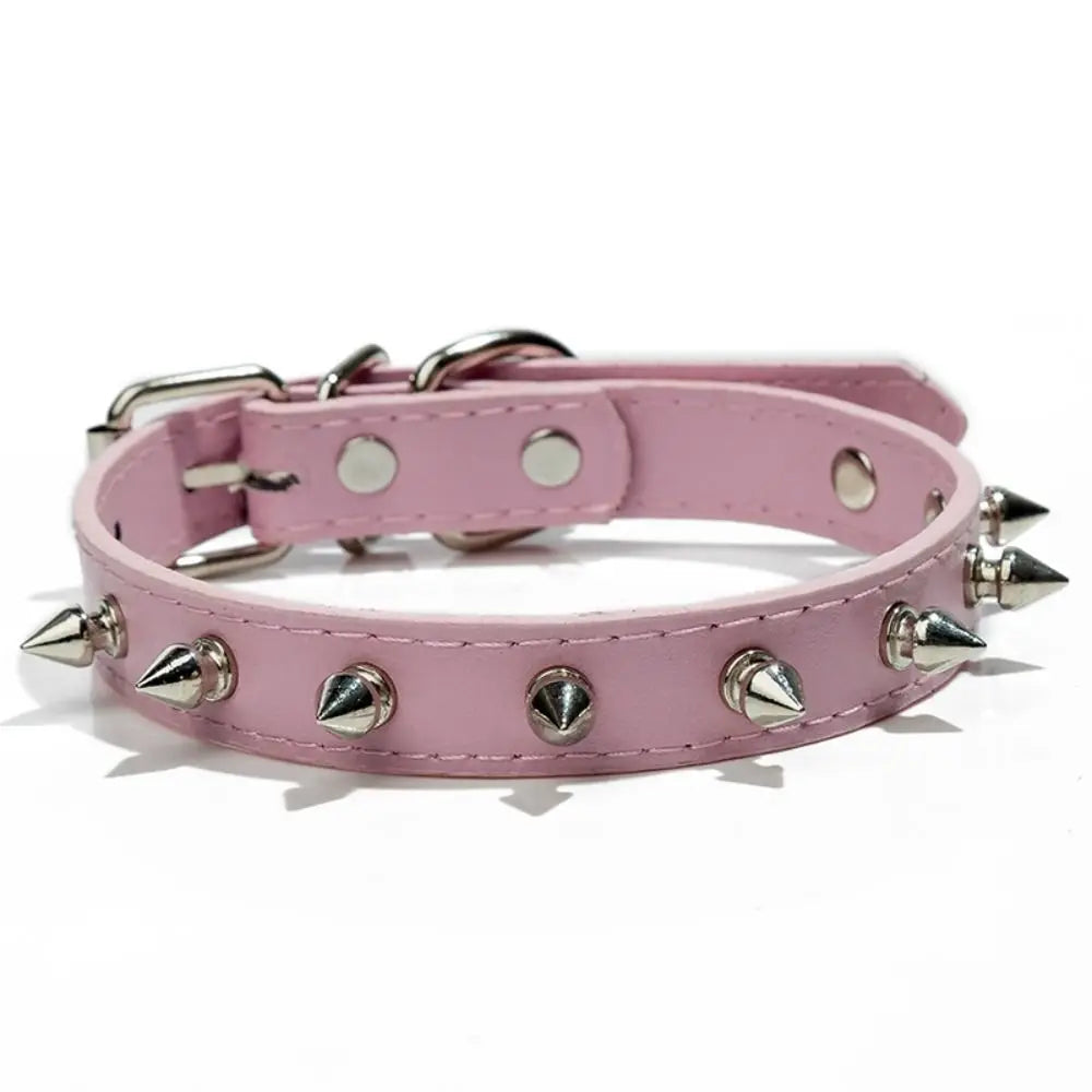 Leather Dog Collar Adjustable