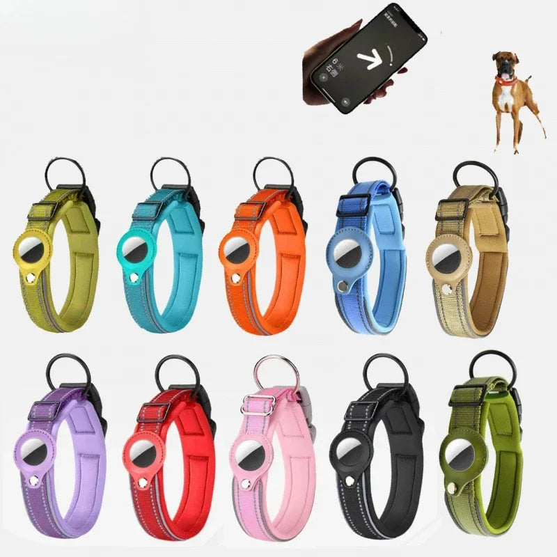 AirTag Dog Collar Reflective