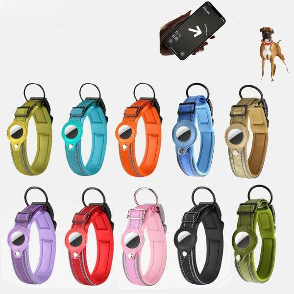 AirTag Dog Collar Reflective