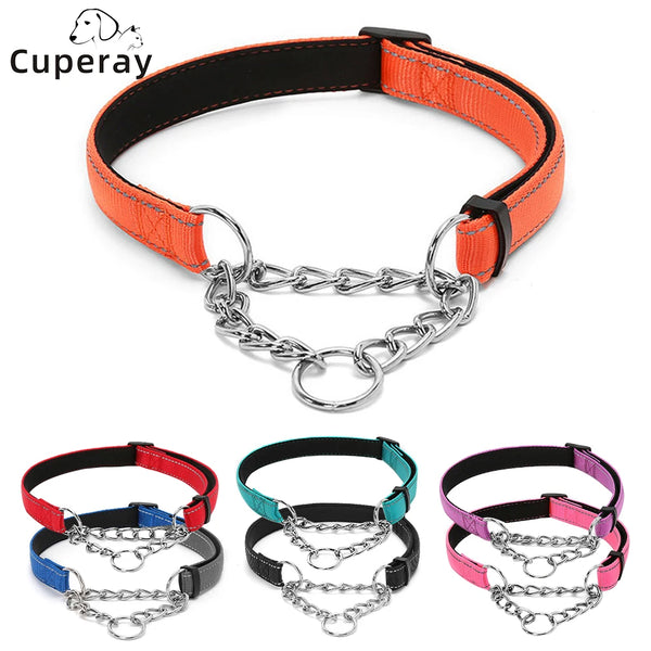 Stainless Steel Chain Martingale Dog Collar